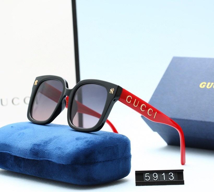 5 COLORS LETTER DECORATION TR90 SQUARE POLARIZED SUNGLASSES lbcase
