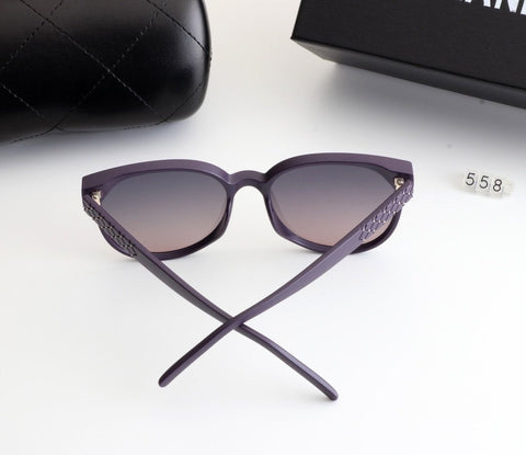 5 COLORS PURPLE LENS CAT EYES SUNGLASSES