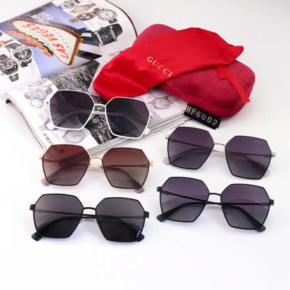 5 COLORS SQUARE FRAME SUNGLASSES lbcase