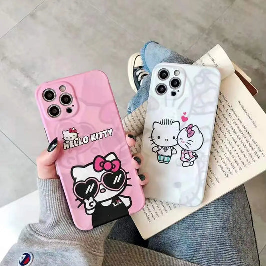 Cute kiss cat soft phone case lbcase
