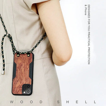 Wood Lanyard Hard Case lbcase