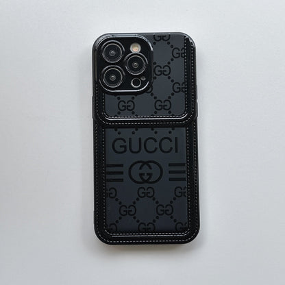 Luxury soft leather phone case for iphone