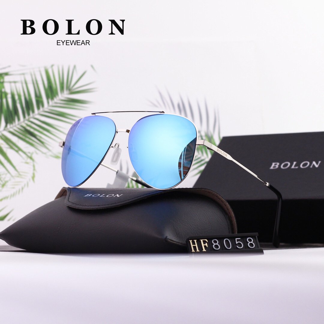 5 COLORS DOUBLE BRIDGE METAL FRAME WATERMARK LENS SUNGLASSES lbcase