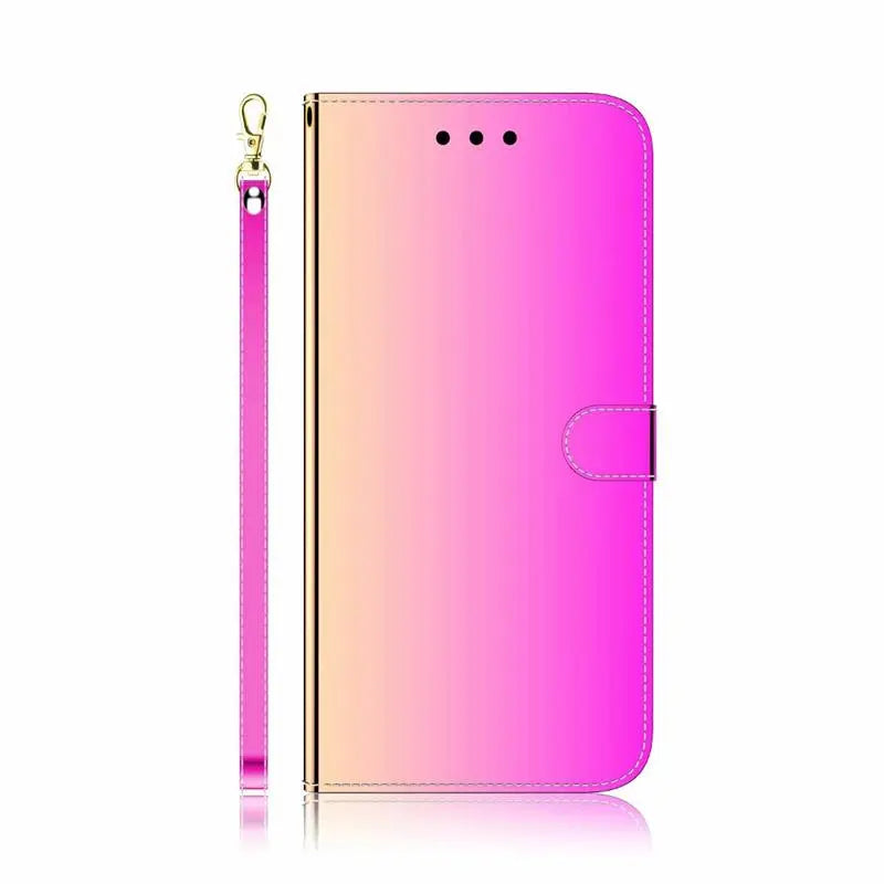 Mirror leather phone case lbcase