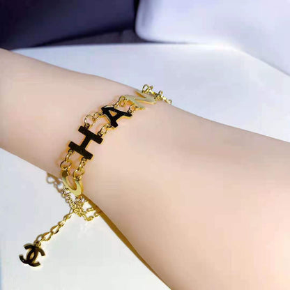 Simple Advanced Letter Bracelet lbcase