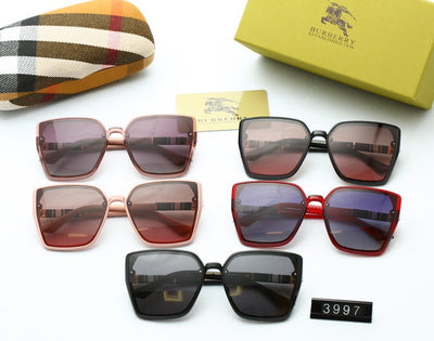 5 COLORS STRIPE DECORATION SQUARE POLARIZED SUNGLASSES