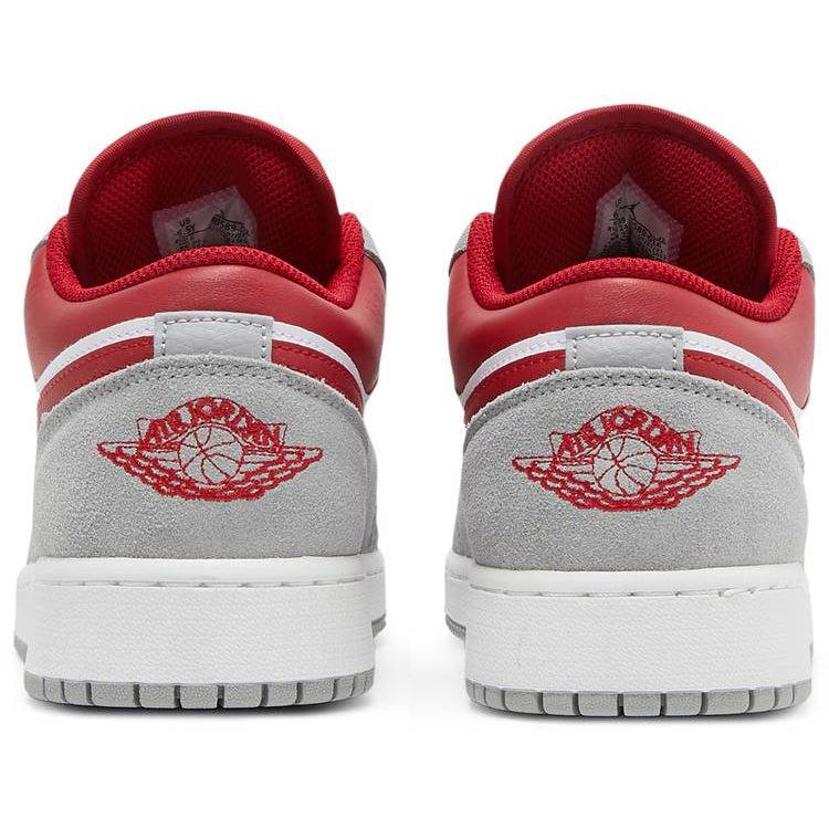 Nike Air Jordan 1 Low SE GS 'Light Smoke Grey Gym Red'