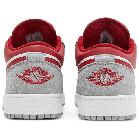 Nike Air Jordan 1 Low SE GS 'Light Smoke Grey Gym Red'