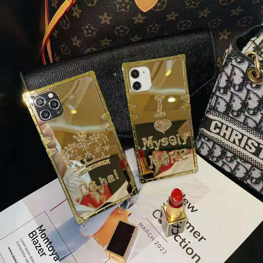 Diamond mirror phone case For iphone lbcase