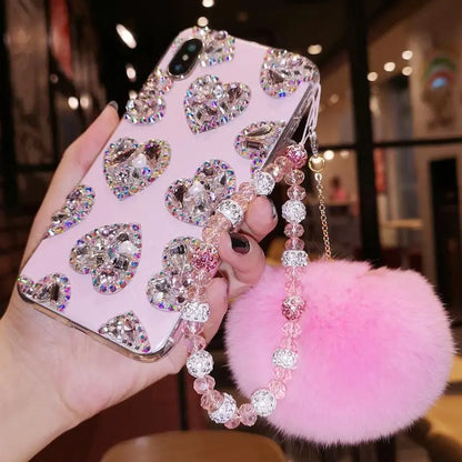 Glitter Loveheart Phone Case lbcase