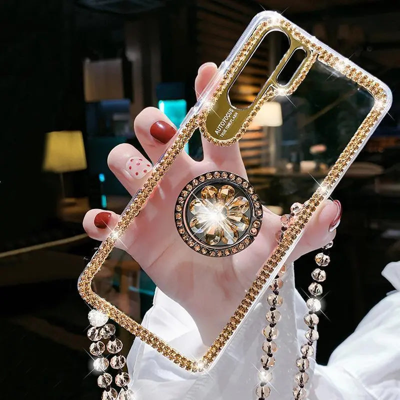 Rhinestone Bracket phone Case lbcase