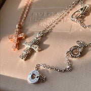 Women's Cross & Pendant Necklace
