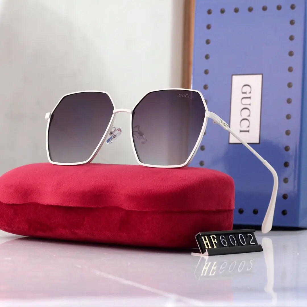 5 COLORS SQUARE FRAME SUNGLASSES lbcase