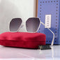 5 COLORS SQUARE FRAME SUNGLASSES lbcase