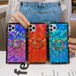 Sparkling square bracket phone case lbcase