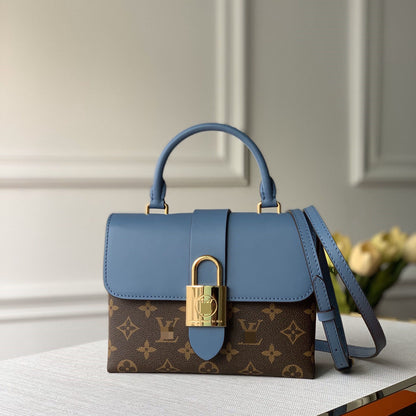 New flower color matching handbag lbcase