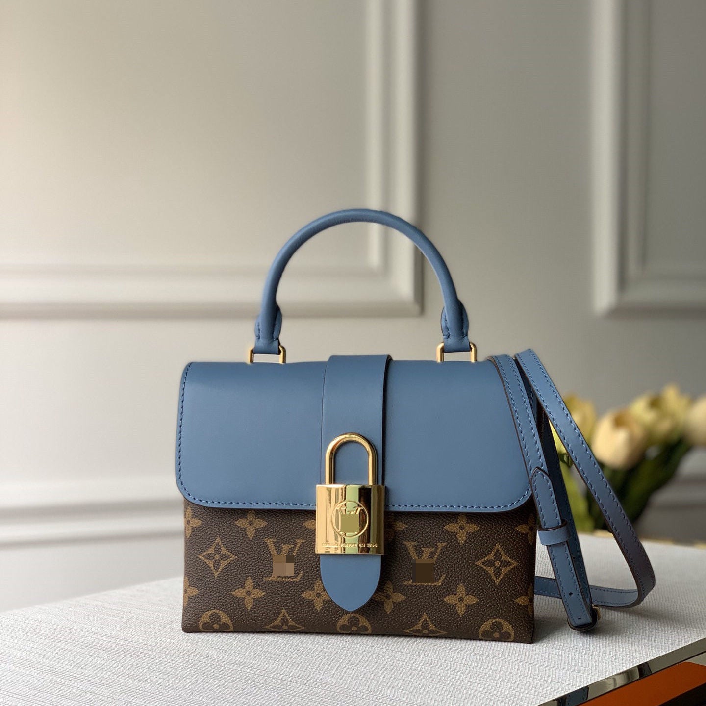 New flower color matching handbag lbcase