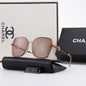 5 COLORS HOLLOW OUT LETTER THIN METAL FRAME SUNGLASSES lbcase