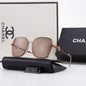5 COLORS HOLLOW OUT LETTER THIN METAL FRAME SUNGLASSES lbcase