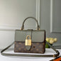 New flower color matching handbag lbcase