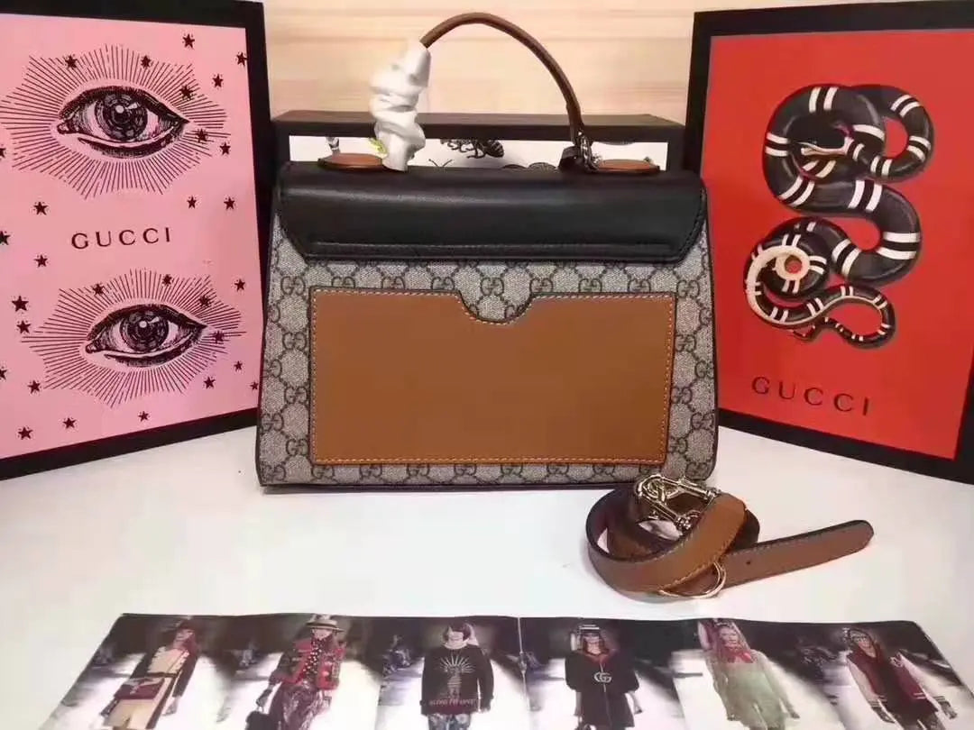 Padlock Small GG Top Handle Bag lbcase