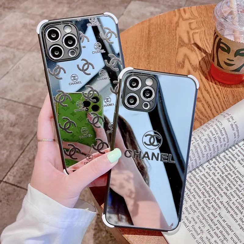 Four-corner anti-drop mirror phone case For iphone lbcase