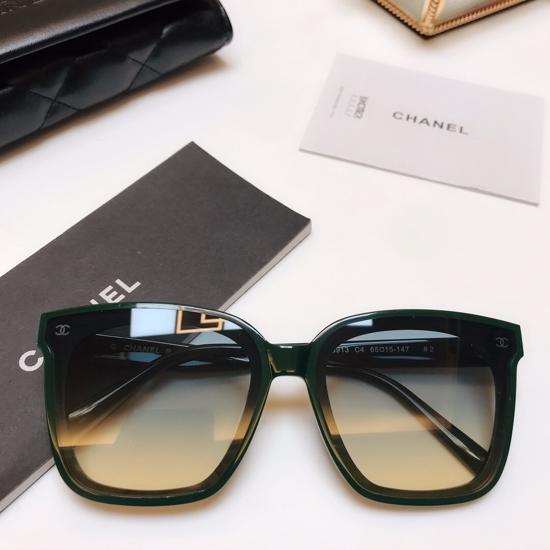 6COLORS LARGE SQUARE FRAME SUNGLASSES lbcase