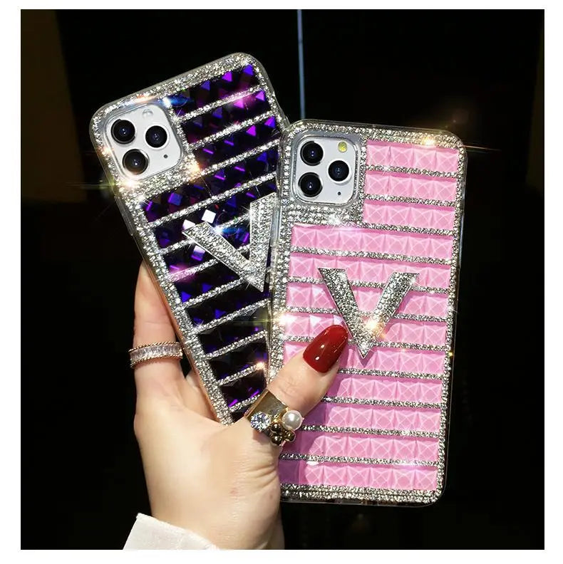 Glitter crystal phone case lbcase