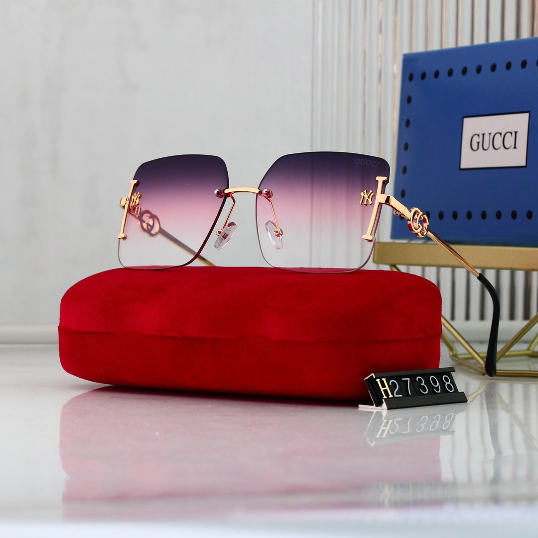 7 Colors Frameless Design Fashion Sunglasses In 2022 lbcase