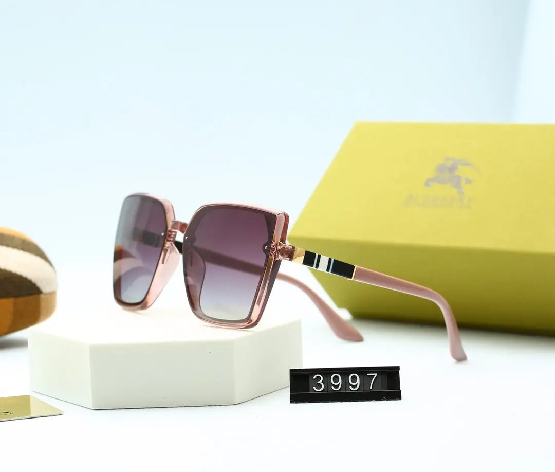 5 COLORS CLASSICAL SQUARE POLARIZED WOMEN SUNGLASSES lbcase