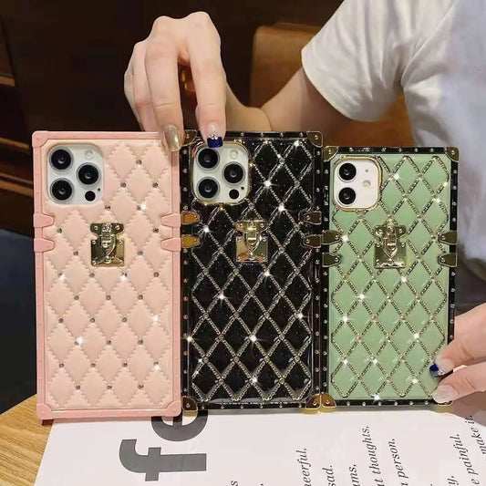 Flash diamond phone case For iphone lbcase