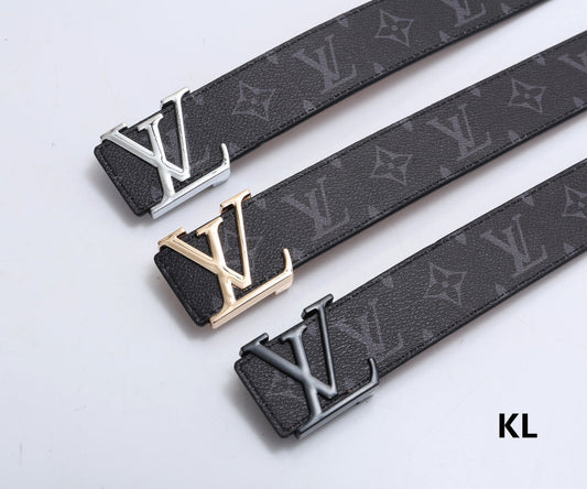 LV initials belt