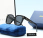 5 COLORS LETTER DECORATION TR90 SQUARE POLARIZED SUNGLASSES lbcase