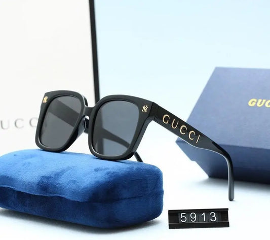 5 COLORS LETTER DECORATION OUTDOOR POLARIZED SUNGLASSES lbcase