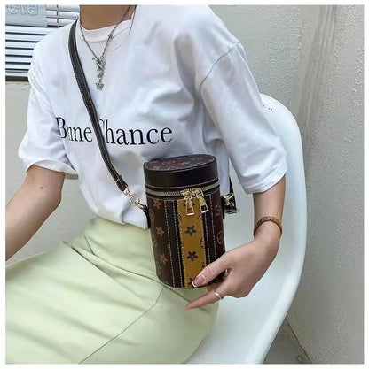 Diagonal printing bucket mobile phone bag lbcase