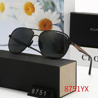 4 COLORS FASHION  FRAME MEN POLARIZED SUNGLASSES lbcase