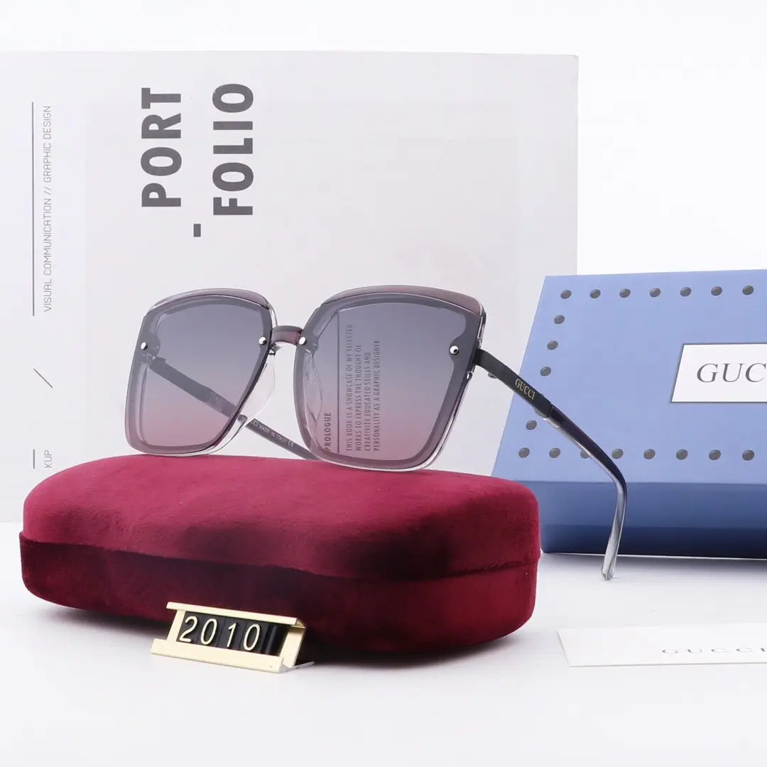 5 COLORS FASHION OUTDOOR SQUARE POLARIZED SUNGLASSES lbcase