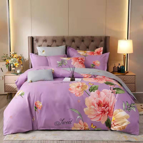 100% thick Skin-friendly cotton four-piece quilt cover  new product