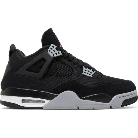 Nike Air Jordan 4 Retro GS 'Black Canvas'