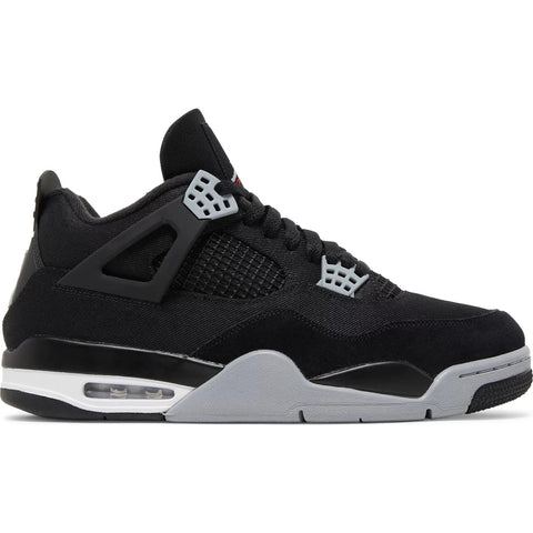 Nike Air Jordan 4 Retro GS 'Black Canvas'