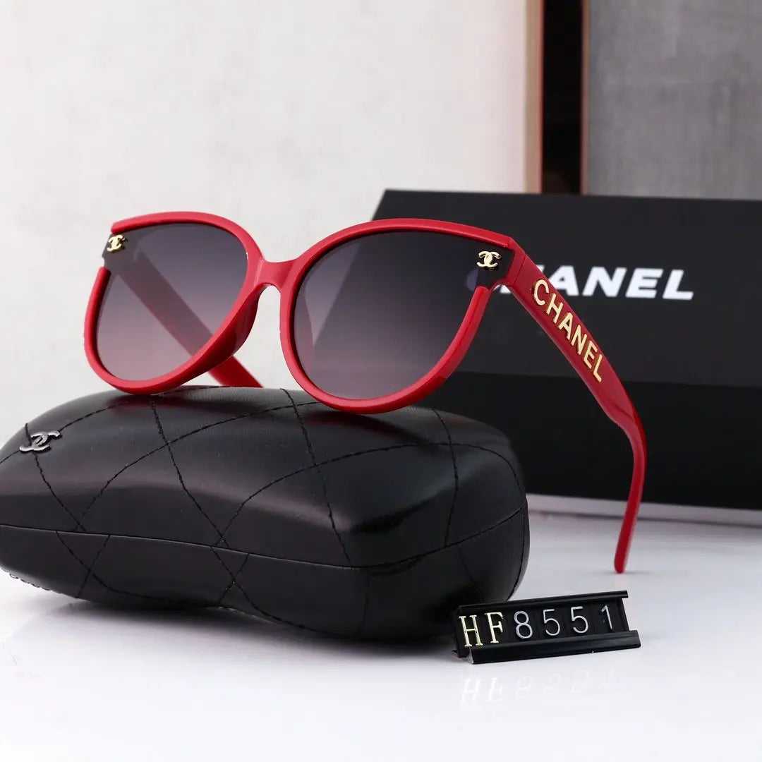 5 COLORS CAT EYES POLAZIRED SUNGLASSES for FEMALE lbcase