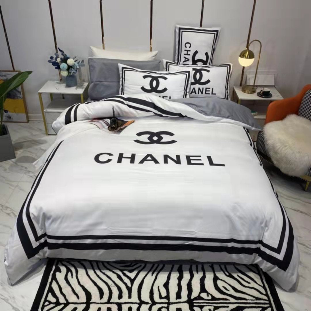 Luxury 100% cotton  four-piece Bedding Set lbcase