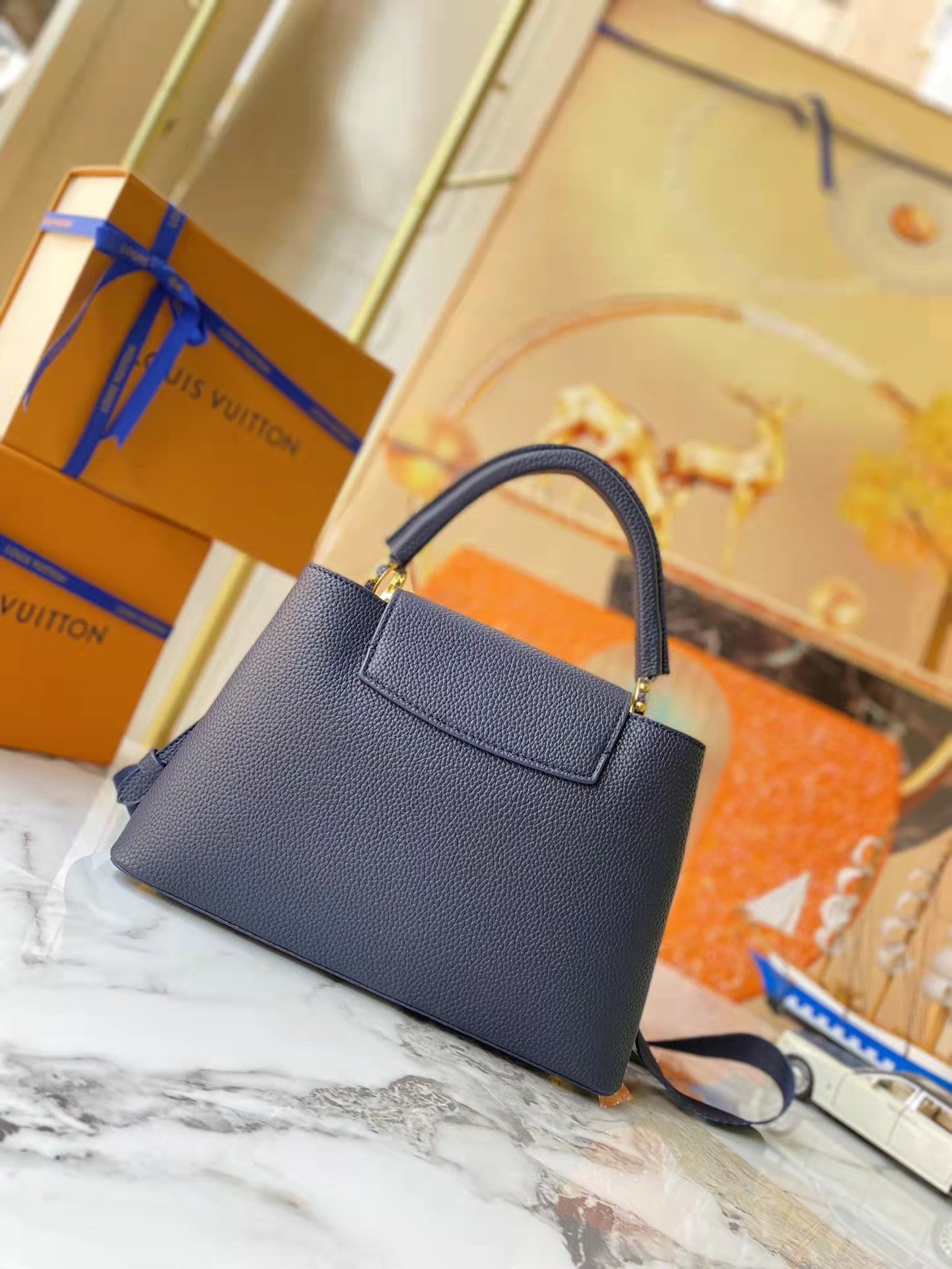 Babaolan gold buckle handbag lbcase