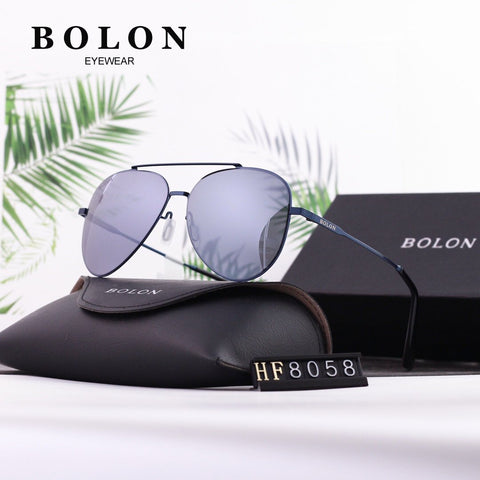 5 COLORS DOUBLE BRIDGE METAL FRAME WATERMARK LENS SUNGLASSES