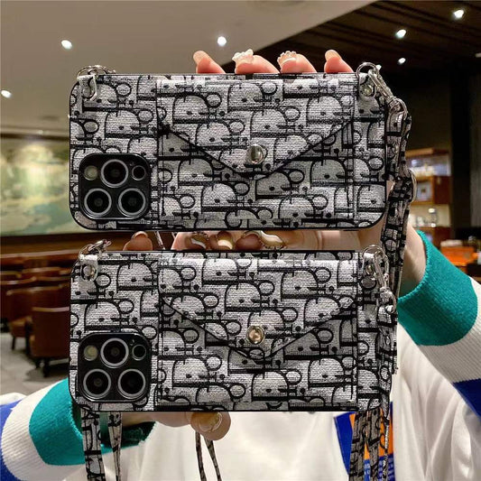 Lock coin purse messenger phone case lbcase
