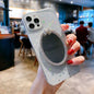 Rhinestone makeup mirror phone case lbcase
