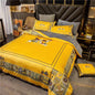 Luxury Coral fleece milk fleece four-piece bedding lbcase