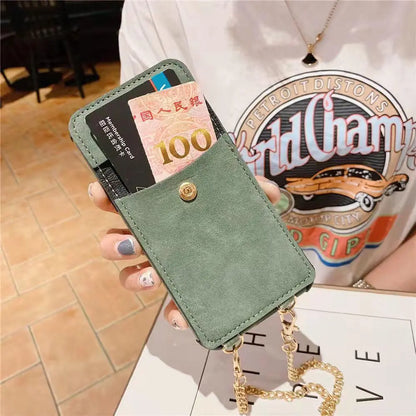 Crossbody Card package chain phone case for iphone lbcase