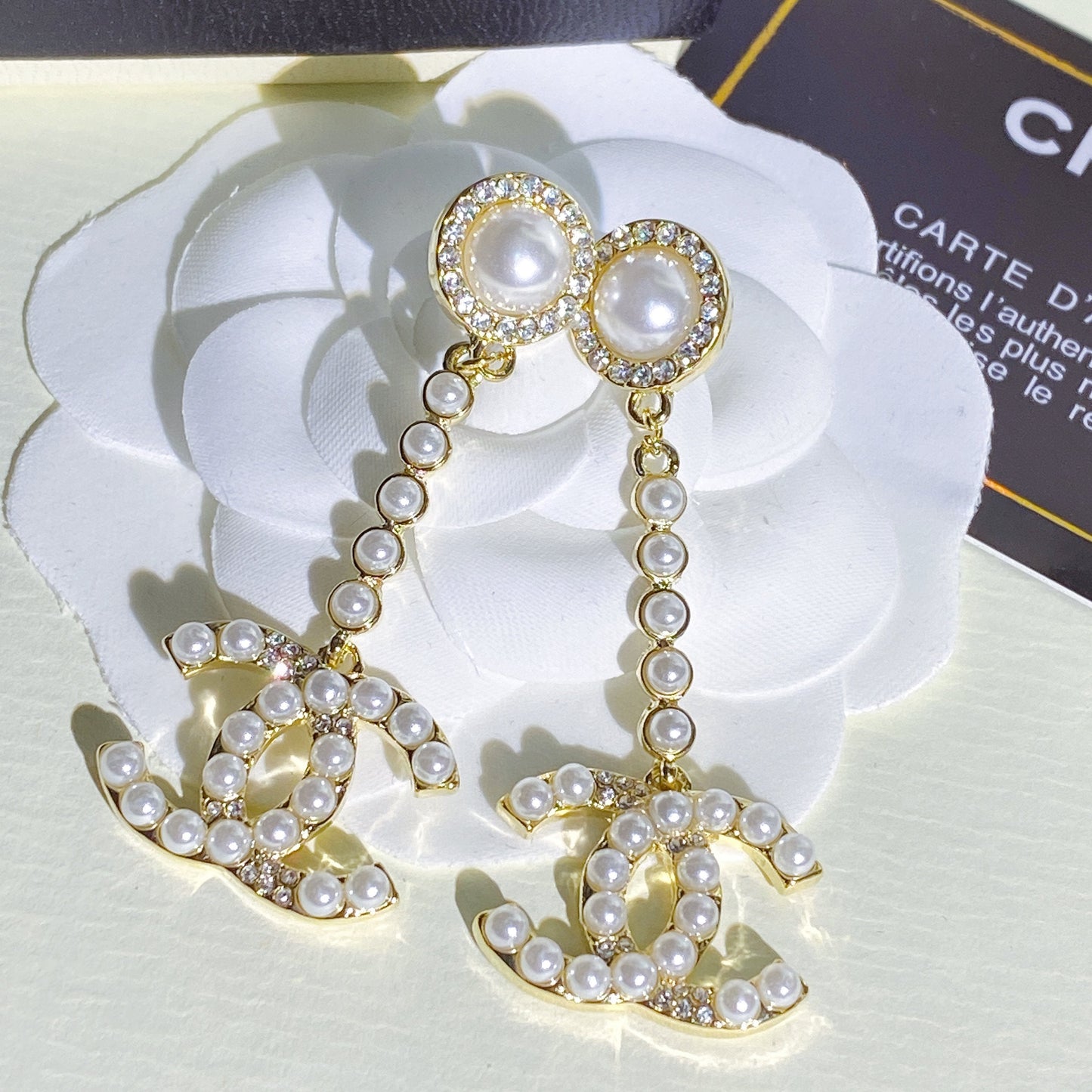 Pearl Earrings for Women lbcase