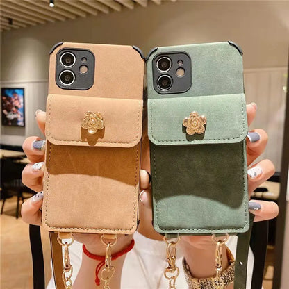Crossbody Card package chain phone case for iphone lbcase